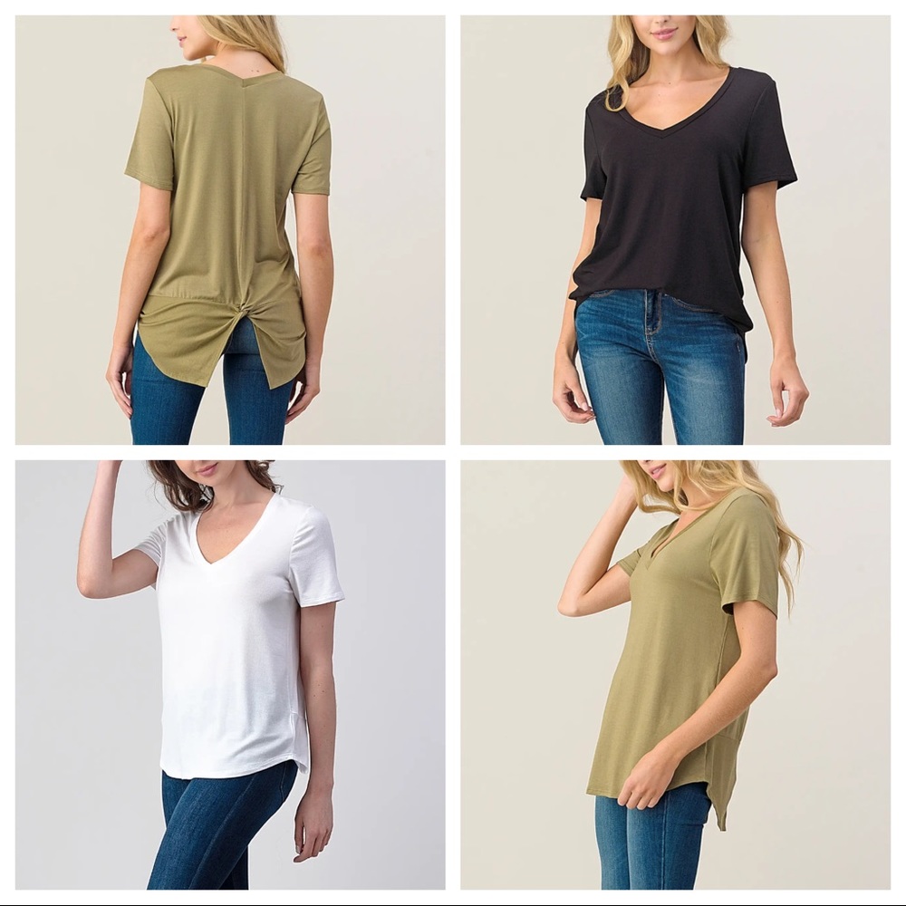 The Eco-Friendly Emma Tee in Black - Picture 5 of 5